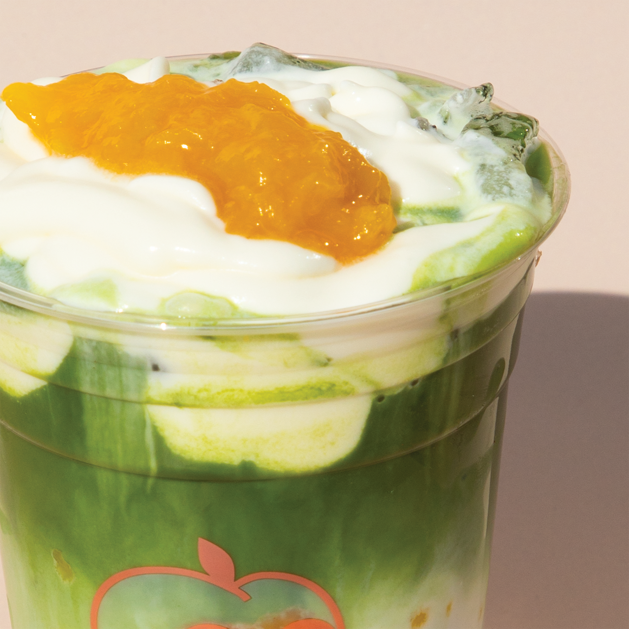 Peachy Matcha Latte (Iced) | Whata Peach